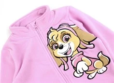 Name It pastel lavender Paw Patrol fleecejakke